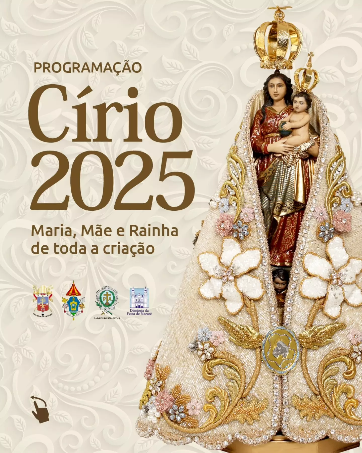 Diretoria da Festa de Nazare divulga programacao oficial do Cirio 2025