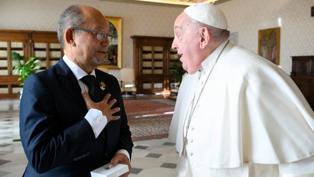 Presidentes do Panama e Haiti sao recebidos pelo Papa no Vaticano 2