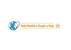 Logo Rede Mundial de Oracao do Papa Pontifical Work PT Horizontal