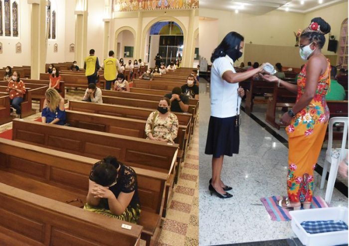 Arquidiocese de Goiânia reabertura das igrejas missas com fiéis
