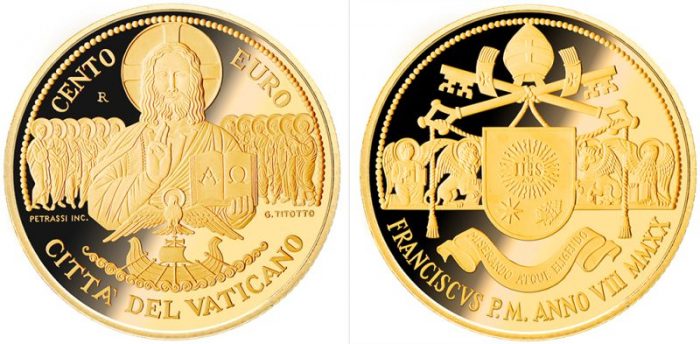 100 euro oro 2020 costituzioni apostoliche del concilio vaticano ii dei verbum 3044 o