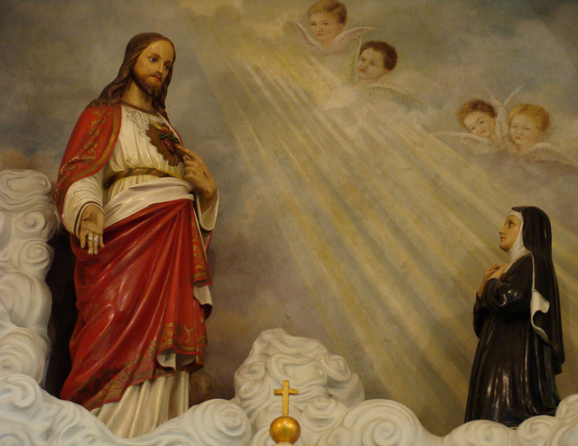 Aparições do Sagrado Coração à Santa Margarida Maria Alacoque