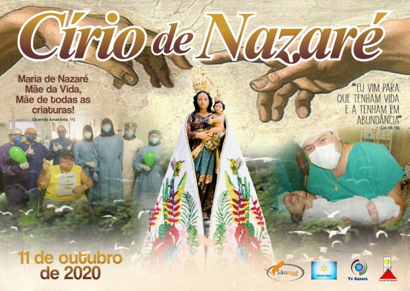 Diocese de Macapá divulga cartaz do Círio de Nazaré 2020