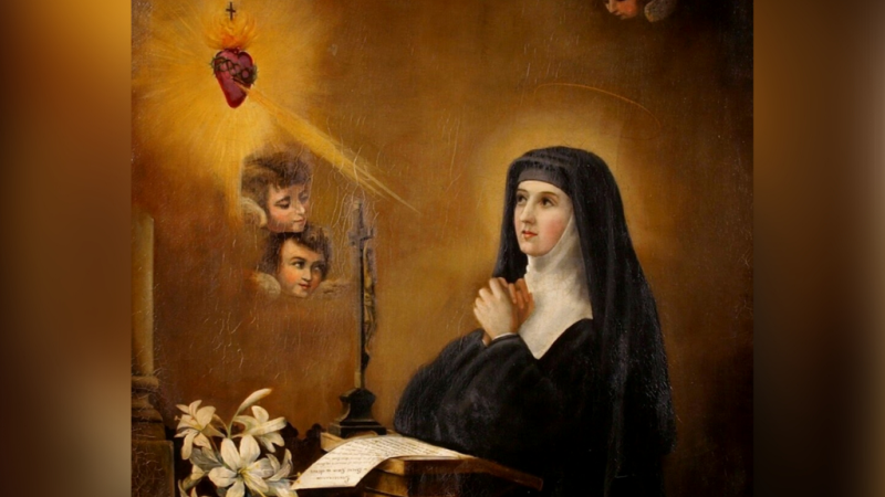 Santa Margarida Maria Alacoque Sagrado coração