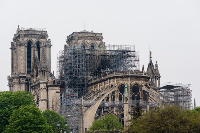 Seguem os trabalhos de reconstrução da Catedral de Notre Dame 1