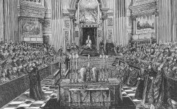 Engraving of First Vatican Council