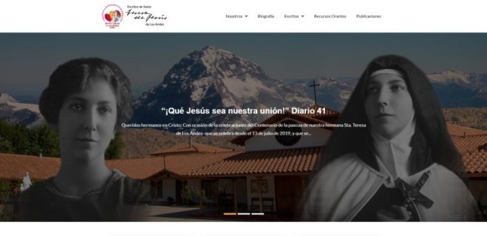 Escritos originais de Santa Teresa de Los Andes são reunidos em website 1