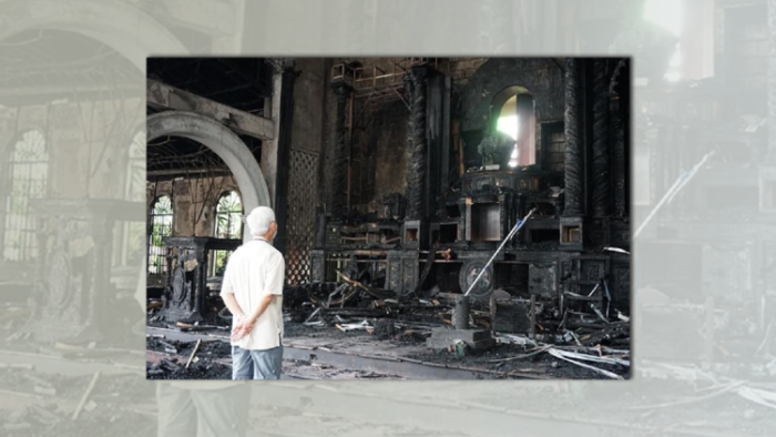 Imagem do Santo Niño é destruída em incêndio nas Filipinas 3