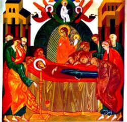 A passagem desta vida à outra constituiu para Maria uma maturação da graça na glória e, nesse caso, a morte pôde ser concebida como uma ‘dormição’.