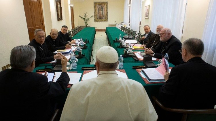 O Conselho de Cardeais que assessora o Papa Francisco na reforma da Cúria Romana reúne-se hoje depois de uma interrupção dos encontros causada pela pandemia do coronavirus.