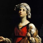 Por causa da perseguição aos cristão o Papa refugiava-se nas catacumbas. Uma jovem nobre o procurou e pediu o batismo. A jovem era Santa Cecília, virgem e mártir.