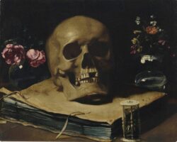 Vanitas Still Life by Giovanni Francesco Barbieri