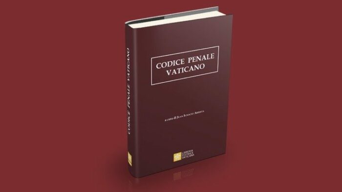 Editora da Santa Se publica Codigo Penal Vaticano