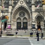 Tiroteio em Catedral de Nova York termina com homem baleado 2