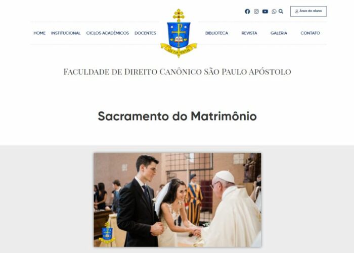 Arquidiocese de Sao Paulo oferece curso on line sobre o sacramento do Matrimonio 2