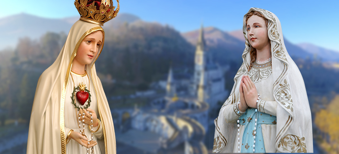 Nossa Senhora de Fatima e Nossa Senhora de Lourdes 1