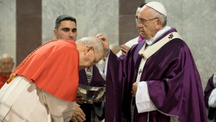 Quarta Feira de Cinzas Papa Francisco presidira Missa com a presenca de fieis