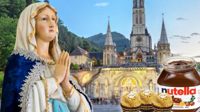 Um doce inspirado nas aparicoes de Nossa Senhora em Lourdes 1