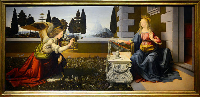 Annunciation Leonardo