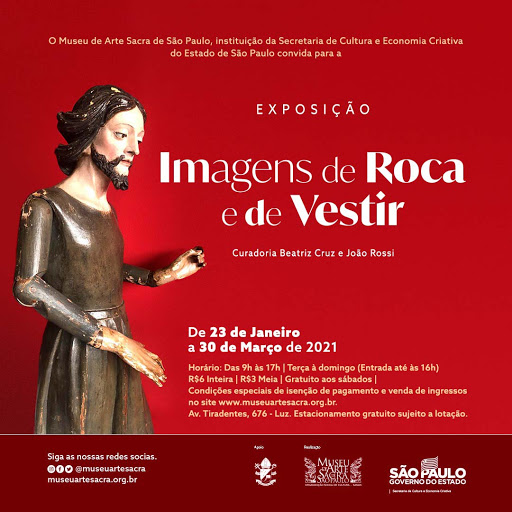 Museu de Arte Sacra de Sao Paulo inaugura exposicao ‘Imagens de Roca e de Vestir 2