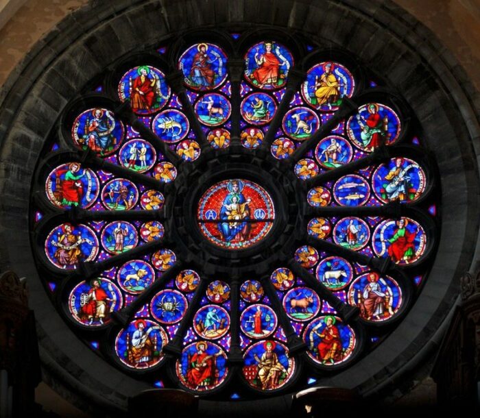 Catedral de Notre Dame de Tournai vitral