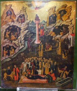 612px Death of Ephrem the Syrian by Emanuele Zanfurnari 17th century inv. 40022 Pinacoteca Vaticana Vatican Museums DSC01240