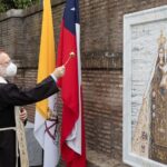 Mosaico de Nossa Senhora do Carmo e inaugurado nos Jardins Vaticanos 1