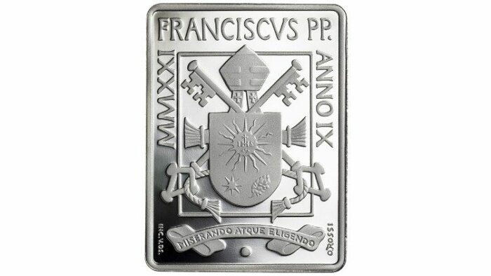 Vaticano emite moeda retangular pelos 450 anos de Caravaggio 2