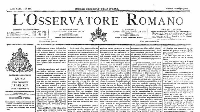 LOsservatore Romano completa 160 anos de existencia 3 1