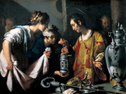 Bernardo Strozzi St. Lawrence Distributing the Riches of the Church