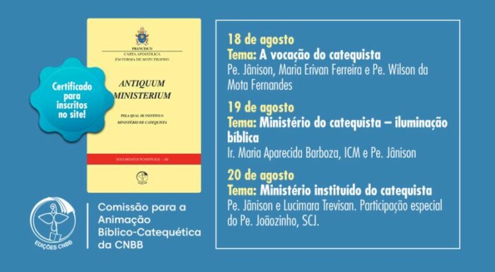 Curso sobre vocacao e missao do Catequista e promovido pela CNBB 2