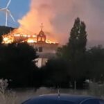 Mosteiro de clausura e atingido por incendio na Espanha