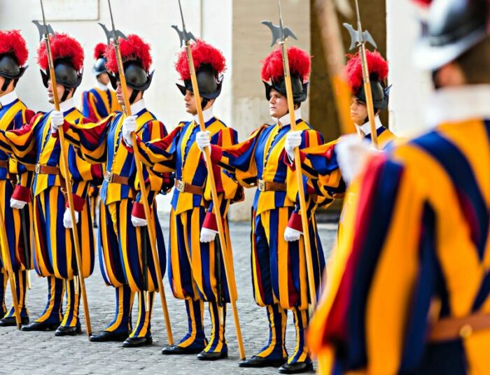 Guarda Suica recebe 17 novos recrutas no Vaticano 1