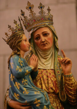 St Ann Mother of Mary Ste anne de beaupre Basilica Quebec Canada GK mjvf