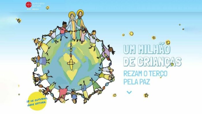 Mais de 300 mil criancas participaram da campanha de recitacao do terco pela paz