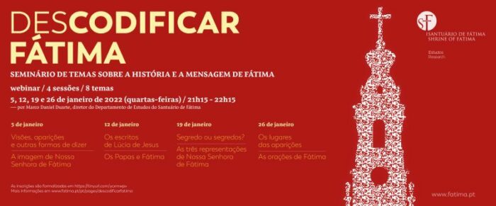 Mensagem de Fatima e tema de curso online promovido pelo Santuario portugues