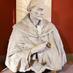 593px Rinaldo carnielo busto del beato angelico in gesso per la facciata del duomo di firenze 1883