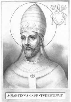 Pope Martin I Illustration