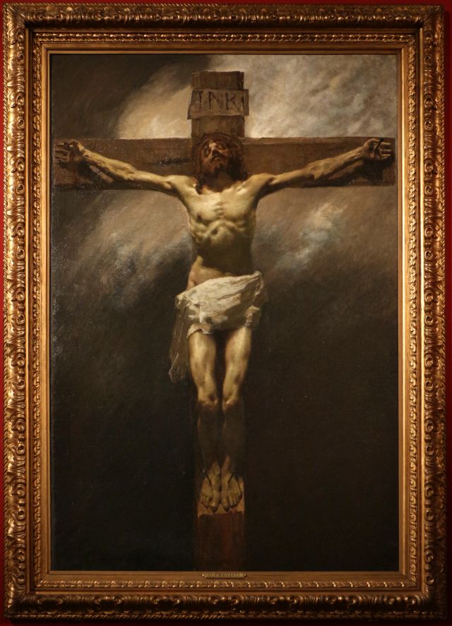 Paixao de Cristo realizadas pelo artista italiano Gaetano Previati