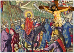 Entrada de Jesus em Jerusalem cruz