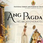 Imagens peregrinas se reunem em Santuario da Divina Misericordia nas Filipinas