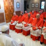 Novos Cardeais encontram se com o Papa Emerito Bento XVI 1