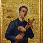 631px Saint Gerard Majella Catholic Church Fort Oglethorpe Georgia interior mosaic depiction of St. Gerard e1665928086113