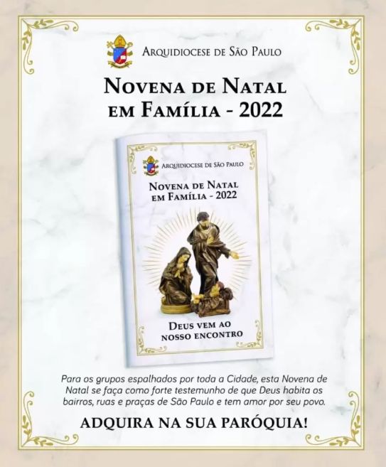 Arquidiocese de Sao Paulo lanca Novena de Natal 2022