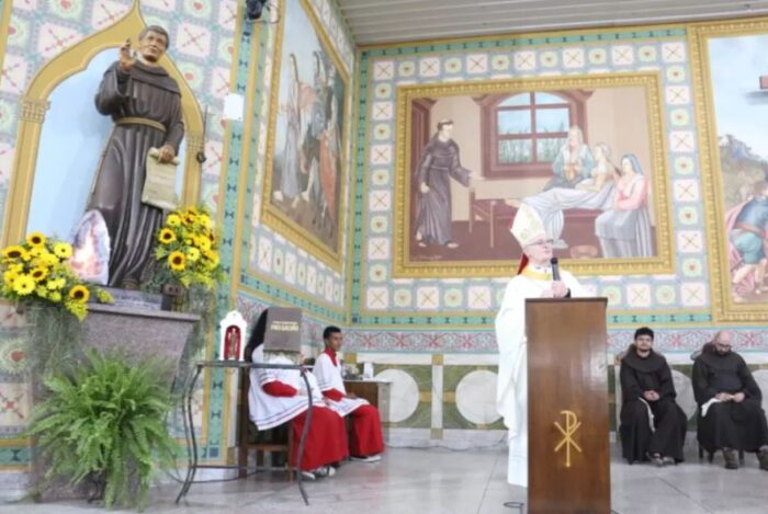 Cardeal Odilo preside Santa Missa no Santuario de Frei Galvao 2