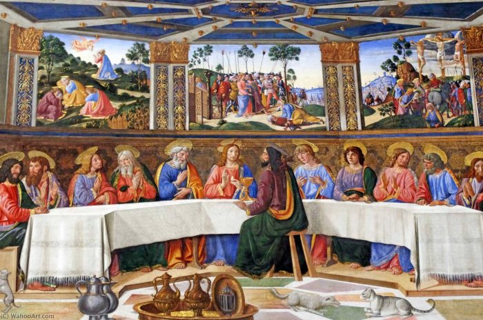 Cosimo Rosselli The Last Supper after restauration