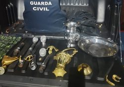 Objetos furtados recuperados pela Guarda Municipal. Foto Divulgação