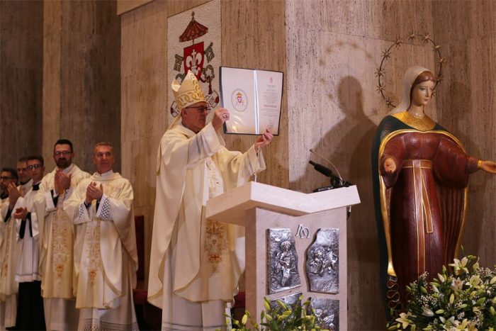 Papa concede o titulo de Basilica menor a igreja na Croacia 2