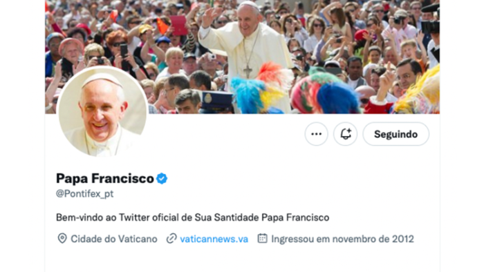 Perfil do Papa no Twitter completa dez anos com mais de 50 milhoes de seguidores
