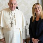 Papa Francisco se reune com Giorgia Meloni a Primeira Ministra italiana 1